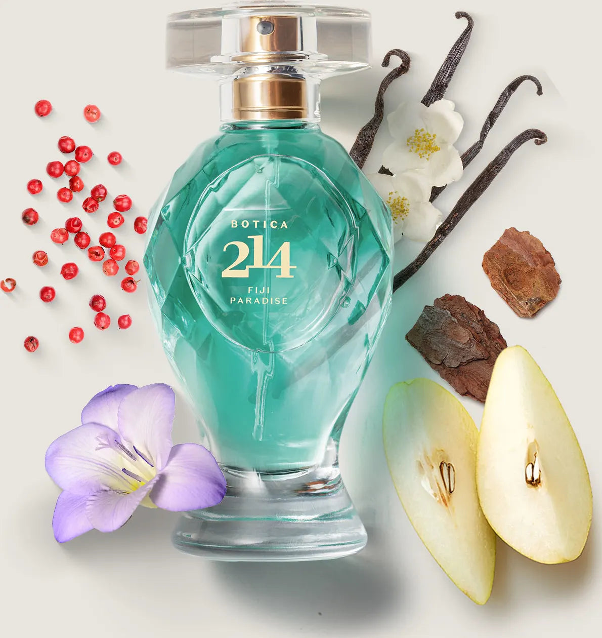 Botica 214 Fiji Paradise Eau De Parfum feminino, 75ml
