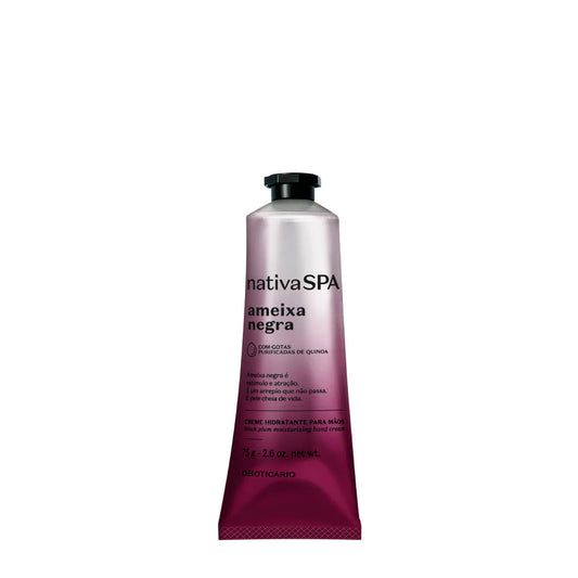 Creme de Mãos Nativa Spa Ameixa Negra, 75gr