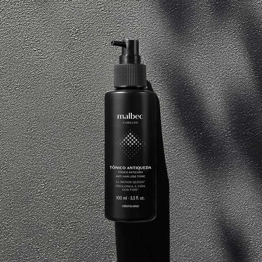 Kit Malbec Antiqueda: Shampoo 250ml + Condicionador 250ml + Tônico 100ml