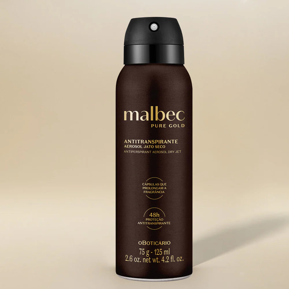 Desodorizante em Spray Malbec Gold 125ml